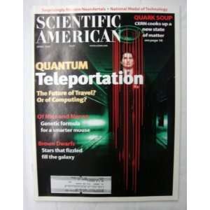  Scientific American April 2000 Scientific American Books