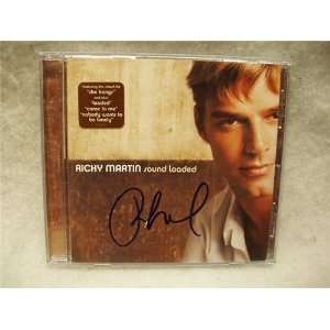  Ricky Martin Autographed/Hand Signed Cd Sound Loaded 