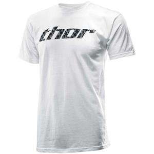  Thor Motocross Race Fan T Shirt   XX Large/White 