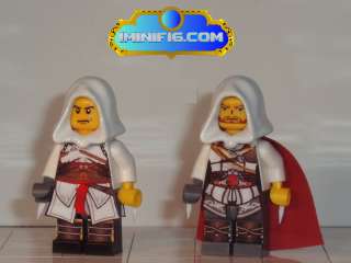 Custom LEGO assassins creed II: Altair vs Ezio #034A  