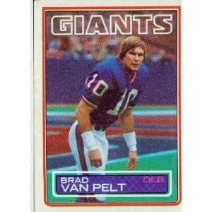  1983 Topps #134 Brad Van Pelt   New York Giants (Football 