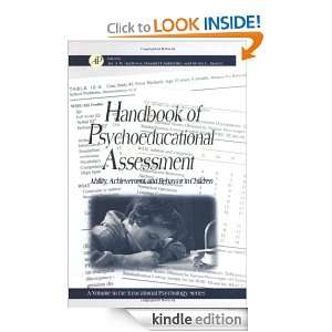 Handbook of Psychoeducational Assessment: A Practical HandbookA Volume 