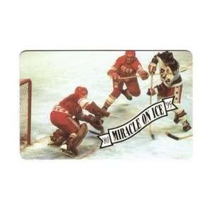  Collectible Phone Card: Miracle On Ice 1980 Olympic Hockey 