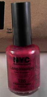 New NYC Long Wearing Nail Enamel   Great Colours  