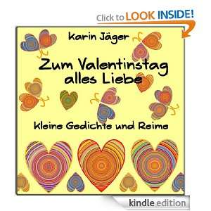 Zum Valentinstag alles Liebe (German Edition) Karin Jäger  