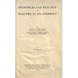   And Practice Of Electrical Engineering Alexander Gray Books