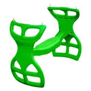  Gym Plastic Horse Glider Swing With Coated Chain   Green: Toys & Games