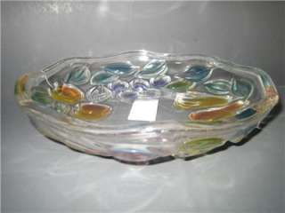   by Mikasa Crystal Glass Salad Plates Vegetable Fruit Round 7  