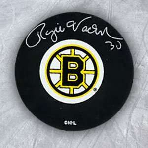  ROGIE VACHON Boston Bruins Autographed Hockey PUCK Sports 