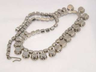 Weiss Clear Rhinestone Necklace  