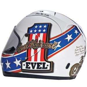  Rockhard Evel Knievel Helmet   Small/Color Me Lucky 