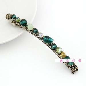   Hair Clip (Turquoise Color)   Ideal for Weddings, Party, Pageants