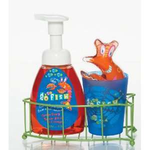   Canada Soap & Candle Go Fish Caddy Set, Lobster Orange Frosty: Beauty