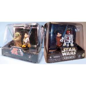  Star Wars Disney Weekends Jedi Mickey Yoda & R2 MK figures 