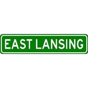  EAST LANSING City Limit Sign   High Quality Aluminum 