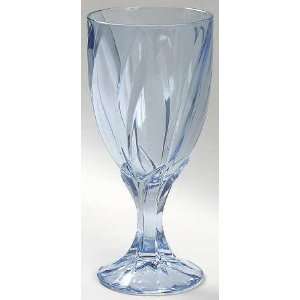  Noritake Breeze Blue Goblet All Purpose, Crystal Tableware 