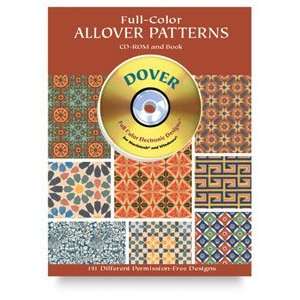  Dover Full Color Clip Art CD ROM   All Over Patterns Arts 