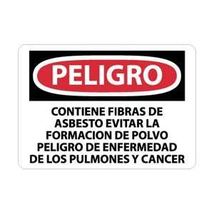 SPD640PB   Peligro, Contiene Fibras De Asbesto Evitar La Formacion De 