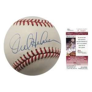  Orel Hershiser Autographed Baseball JSA