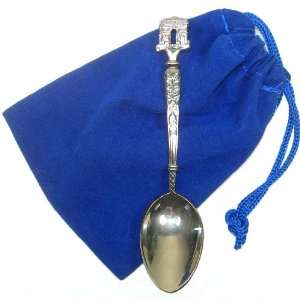   Souvenir Spoon in Gift Bag   Paris Arc de Triomphe 
