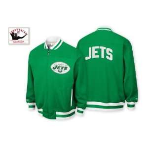   Mitchell & Ness New York Jets Sideline Track Jacket: Sports & Outdoors