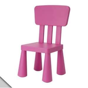  Småland Böna IKEA   MAMMUT Childrens chair, dark pink 
