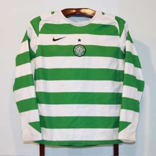 NIKE 2006 07 CELTIC FC CHAMPIONS LEAGUE HOME SOCCER JERSEY  