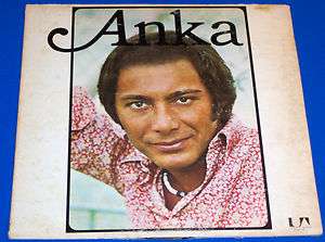 PAUL ANKA Anka Self Titled S/T   Bring TheWine   UA LA314 Vinyl 