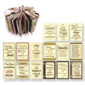  7gypsies 17779 ATC Cards Family Quotes 2 1/2W X 35/8 H 