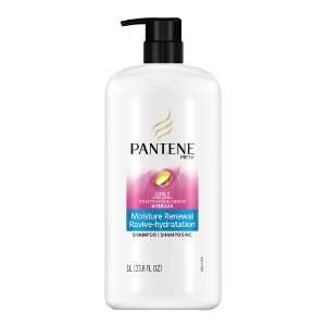 Pantene Pro V Curly Hair Series Moisture Renewal Shampoo with Pump, 33 