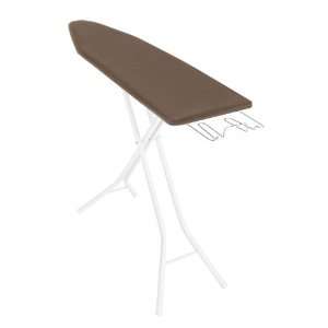   6544 3652 CHOC 4 Leg Ironing Board with Plastic Top, Chocolate Cover