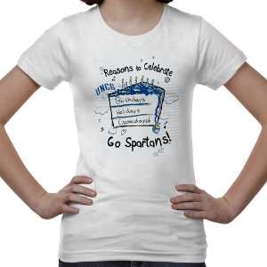  UNCG Spartans Youth Celebrate T Shirt   White Sports 