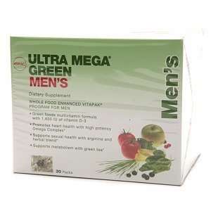  GNC Mens Ultra Mega Green Vitapak, 30 ea Health 