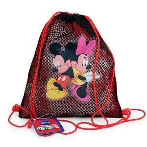  Mickey and Minnie Mesh Drawstring Tote Bag Toys & Games