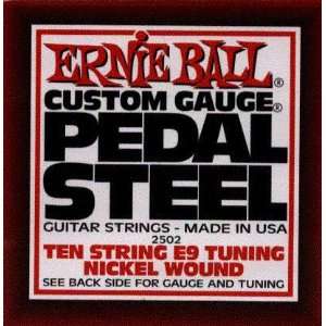  Ernie Ball Pedal Steel Guitar   Nickel Wound 10 String E9 