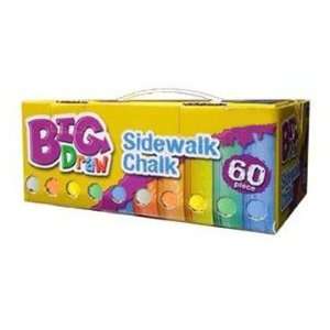  Big Draw Sidewalk Chalk 60 pc Toys & Games