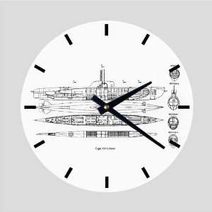  U Boat Type XXI Wall Clock: Everything Else