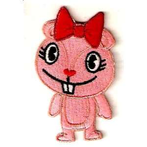  GIGGLES pink CHIPMUNK w big red bow in Happy Tree Friends 