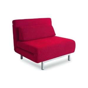 New Spec Sofa Bed 04 Single Chair Bed in Red   416003  