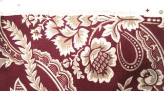   Yds Waverly Screen Printed Slipcover/Drapery Fabric Arabesque Unused