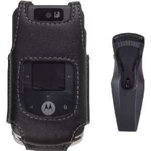   Wireless Solutions Premium Leather Case for Motorola W755 Electronics