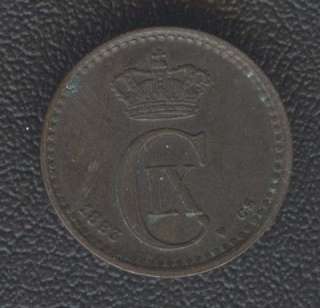 DENMARK BEAUTY SCARCE 1 ORE 1883 COIN LOOK  