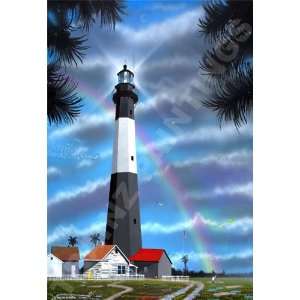  Believe Tybee Island Lighthouse Print   Artist Proof 