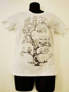 Kooky Owl Tree   Designer T shirt  