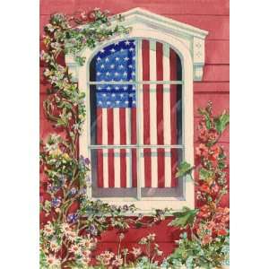  Toland Home Garden 102124 Star Spangled Window House Flag 