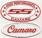 HIGH PERFORMANCE SS 2010 CHEVY CAMARO SEW/IRON ON PATCH COMBO AMERICAN 