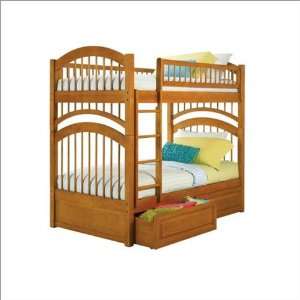  Twin over twin Atlantic Furniture Windsor Style Bunk Bed 