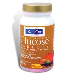  ReliOn   Glucose Assorted Fruit Flavor, 50 Tablets Health 