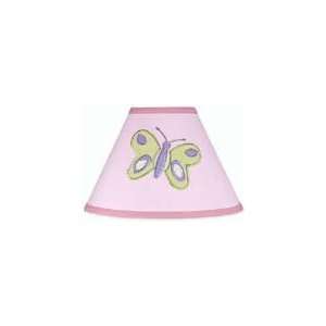  Pink and Purple Butterfly Lamp Shade by JoJo Designs: Baby