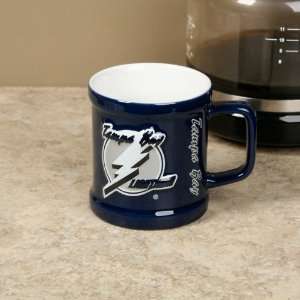  Tampa Bay Lightning Navy Blue Sculpted Team Mug: Sports 